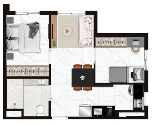 Imagem Apartamento com 1 Quarto à Venda, 24 m² em Vila Pompéia - São Paulo