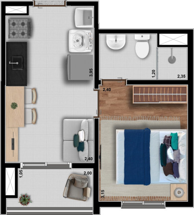 Imagem Apartamento com 2 Quartos à Venda, 55 m² em Nossa Senhora Do ó - São Paulo