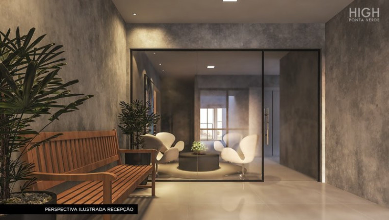 Foto do imóvel Apartamento com 1 Quarto à Venda, 44 m² em Ponta Verde - Maceió