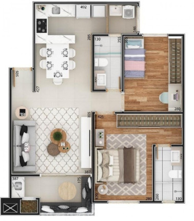 Imagem Apartamento com 2 Quartos à Venda, 88 m² em Centro - Cascavel