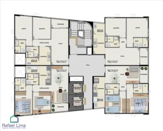 Foto do imóvel Apartamento com 2 Quartos à Venda,  em Várzea - Recife