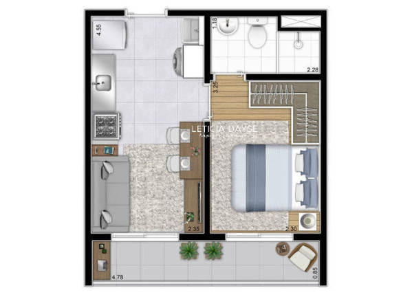 Imagem Apartamento com 2 Quartos à Venda, 35 m² em Vila Prudente - São Paulo