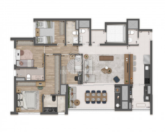 Imagem Apartamento com 4 Quartos à Venda, 139 m² em Alto Da Mooca - São Paulo