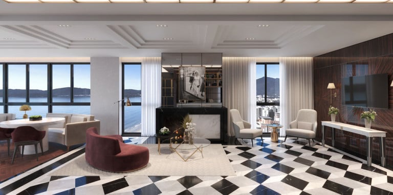 Foto do imóvel Apartamento com 4 Quartos à Venda, 215 m² em Meia Praia - Itapema