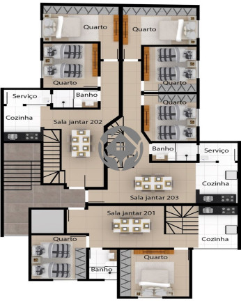 Imagem Apartamento com 3 Quartos à Venda, 87 m² em Parque Xangri-lá - Contagem