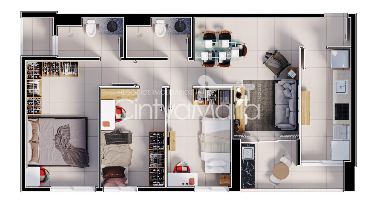 Imagem Apartamento com 2 Quartos à Venda,  em Fátima - Teresina