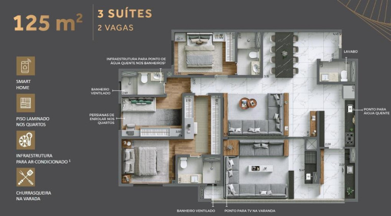 Imagem Apartamento com 3 Quartos à Venda, 72 m² em Vila Dom Pedro I - São Paulo