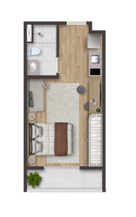 Foto do imóvel Imóvel com 2 Quartos à Venda, 39 m² em Consolação - São Paulo