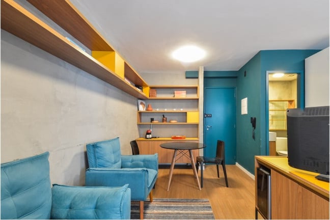 Foto do imóvel Studio com 1 Quarto à Venda, 37 m² em República - São Paulo