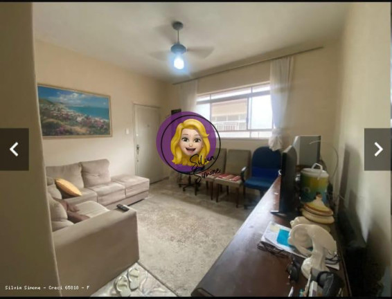 Foto do imóvel Apartamento com 1 Quarto à Venda, 73 m² em Campo Grande - Santos