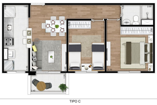 Imagem Apartamento com 2 Quartos à Venda, 48 m² em Penha - São Paulo