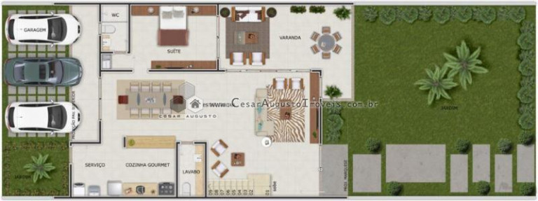 Imagem Casa com 3 Quartos à Venda, 229 m²
