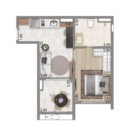 Imagem Apartamento com 1 Quarto à Venda, 48 m² em Jardim Vila Mariana - São Paulo