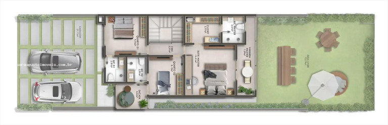 Imagem Casa de Condomínio com 4 Quartos à Venda, 151 m²