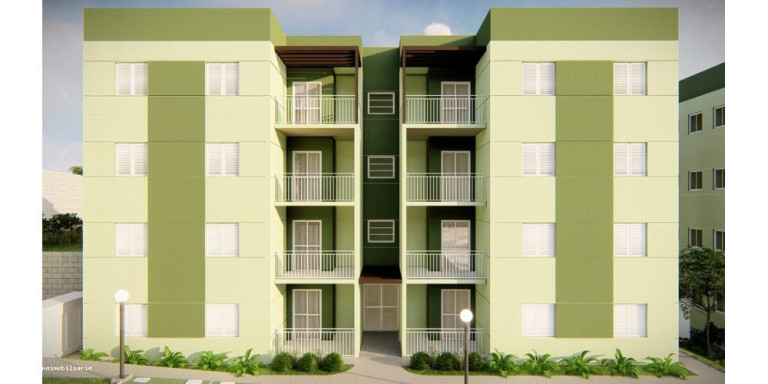 Imagem Apartamento com 2 Quartos à Venda, 49 m² em Viva Verde -  Programa Casa Verde Amarela - Vargem Grande Paulista