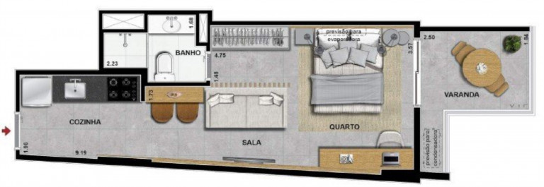 Imagem Imóvel com 1 Quarto à Venda, 37 m² em Flamengo - Rio De Janeiro