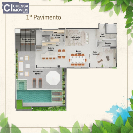 Foto do imóvel Apartamento com 4 Quartos à Venda, 390 m² em Balneário Santa Clara - Itajaí