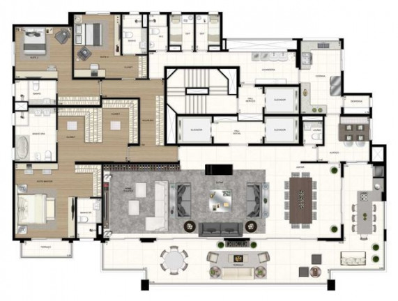 Imagem Apartamento com 4 Quartos à Venda, 403 m² em Moema - São Paulo