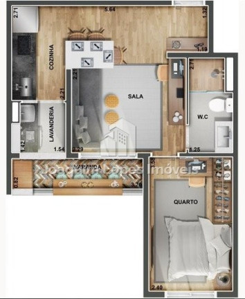 Imagem Apartamento com 2 Quartos à Venda, 59 m² em Vila Rosália - Guarulhos