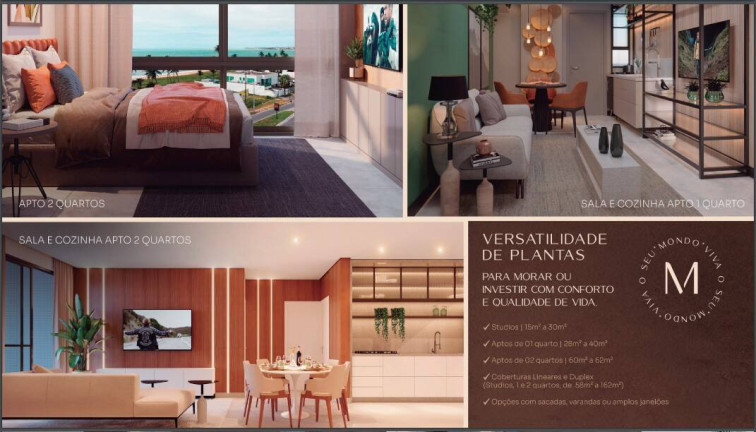 Imagem Apartamento com 2 Quartos à Venda, 20 m² em Jardim Oceania - João Pessoa