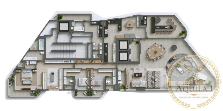 Foto do imóvel Apartamento com 4 Quartos à Venda, 365 m² em Alphagran Alphaville - Barueri