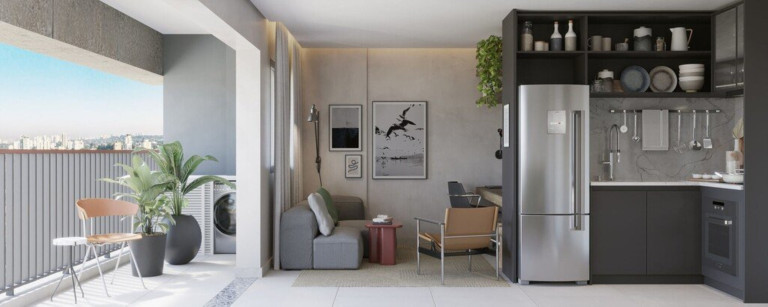 Imagem Apartamento com 1 Quarto à Venda, 35 m² em Santo Amaro - São Paulo