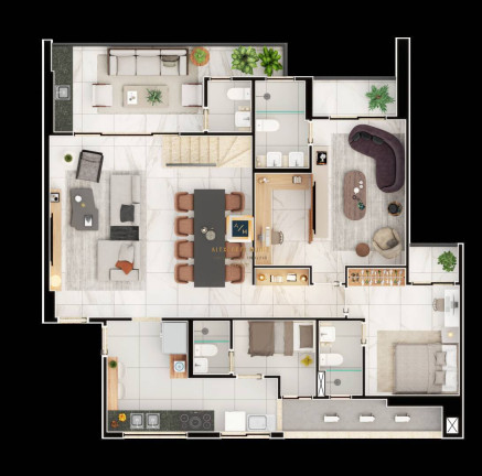 Foto do imóvel Apartamento com 3 Quartos à Venda, 115 m² em Dionisio Torres - Fortaleza