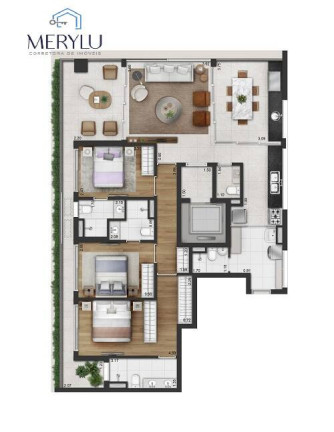 Imagem Apartamento com 3 Quartos à Venda, 150 m² em Indianópolis - São Paulo