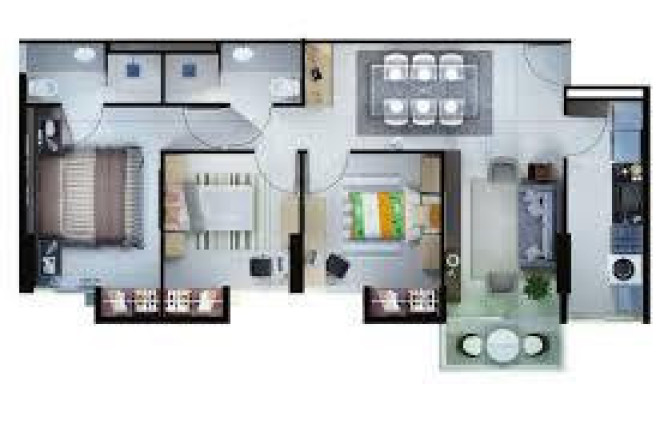 Imagem Apartamento com 2 Quartos à Venda, 70 m² em Ininga - Teresina