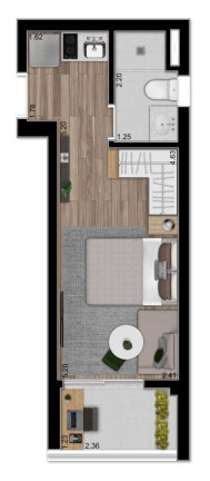 Imagem Apartamento com 2 Quartos à Venda, 43 m² em Vila Guarani (z Sul) - São Paulo