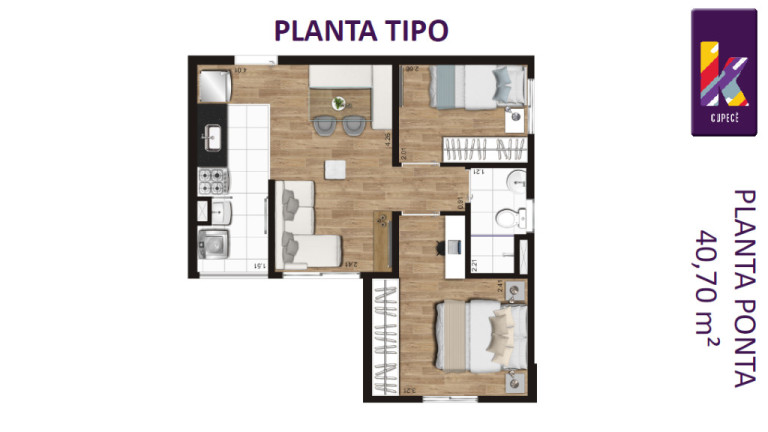 Imagem Apartamento com 2 Quartos à Venda, 40 m² em Cidade Ademar - São Paulo
