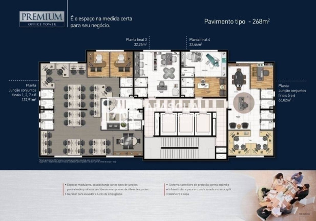 Foto do imóvel Sala Comercial à Venda, 33 m² em Centro - Jacareí