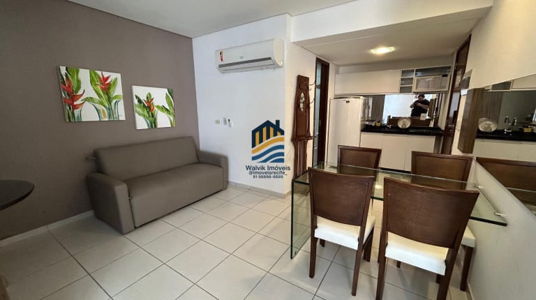 Foto do imóvel Apartamento com 1 Quarto à Venda, 38 m² em Pina - Recife