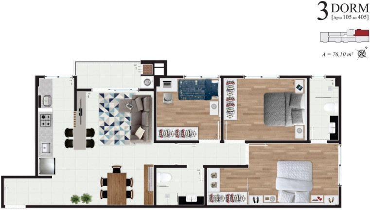 Imagem Apartamento com 3 Quartos à Venda, 97 m² em Carvoeira - Florianópolis