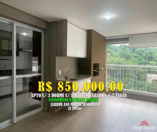 Foto do imóvel Apartamento com 3 Quartos à Venda, 92 m² em Jardim Flórida - Jundiaí