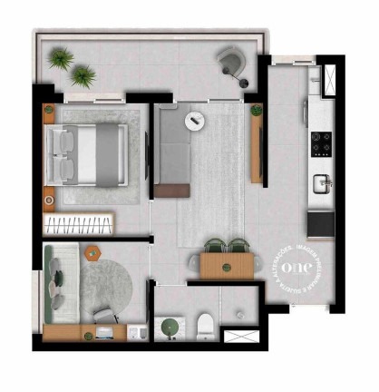Foto do imóvel Apartamento com 2 Quartos à Venda, 47 m² em Vila Mariana - São Paulo