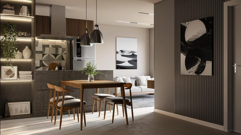 Foto do imóvel Apartamento com 2 Quartos à Venda, 59 m² em Setor Oeste - Goiânia