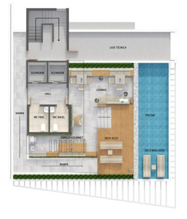 Imagem Apartamento com 1 Quarto à Venda, 30 m² em Manaíra - João Pessoa