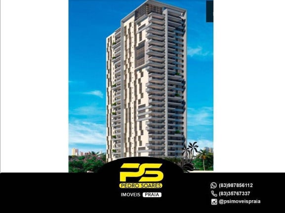 Foto do imóvel Apartamento com 3 Quartos à Venda, 87 m² em Manaíra - João Pessoa