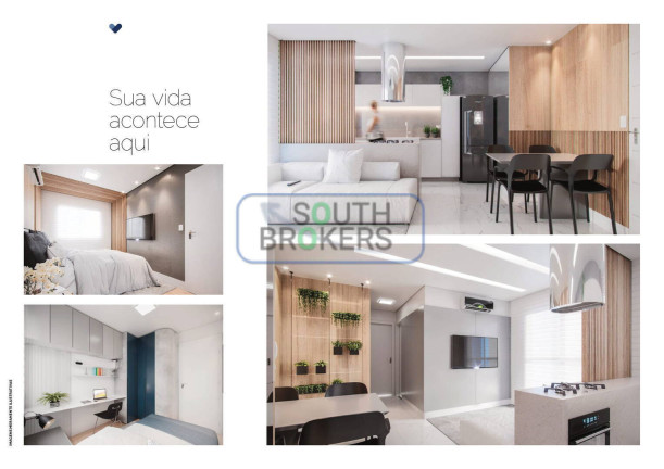 Imagem Apartamento com 2 Quartos à Venda, 56 m² em Campo Comprido - Curitiba