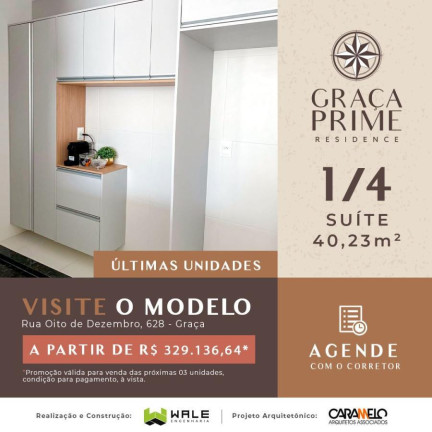 Imagem Apartamento com 1 Quarto à Venda, 40 m² em Graça - Salvador