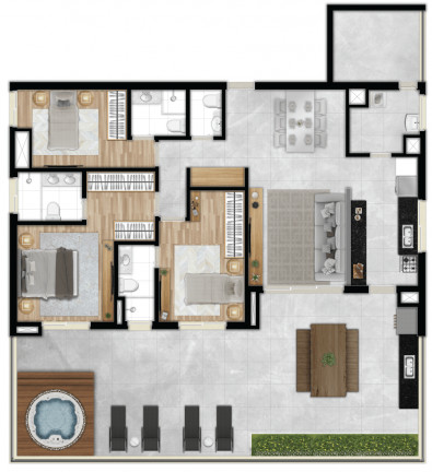 Imagem Apartamento com 3 Quartos à Venda, 92 m² em Centro - Osasco