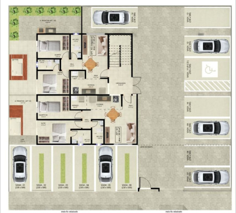 Imagem Apartamento com 2 Quartos à Venda, 52 m² em João Paulo Ii - João Pessoa