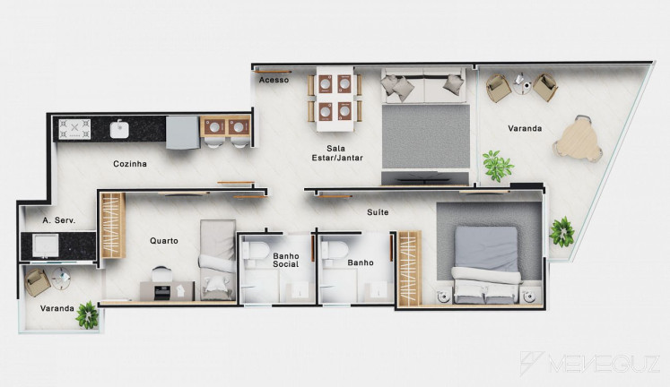 Imagem Apartamento com 2 Quartos à Venda, 68 m² em Centro - Guarapari
