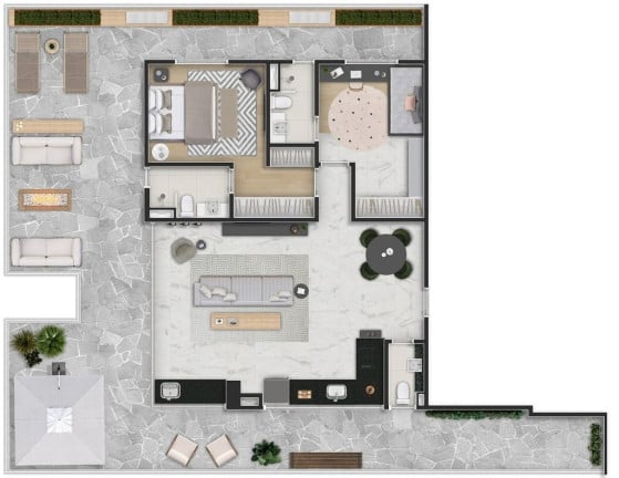 Foto do imóvel Apartamento com 2 Quartos à Venda, 66 m² em Indianópolis - São Paulo