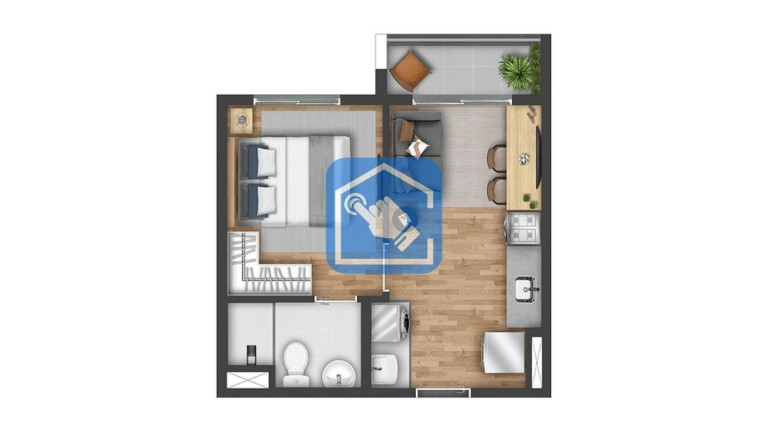 Foto do imóvel Apartamento com 1 Quarto à Venda, 27 m² em Butantã - São Paulo