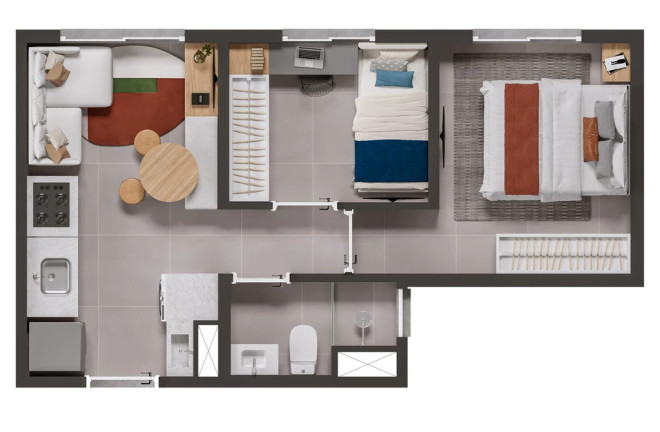 Foto do imóvel Apartamento com 2 Quartos à Venda, 50 m² em Ipiranga - São Paulo