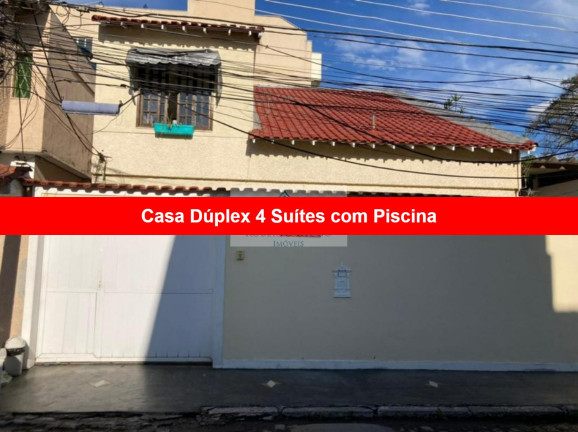 Imagem Casa com 4 Quartos à Venda,  em Taquara - Rio De Janeiro