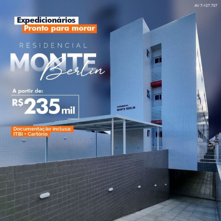 Imagem Apartamento com 2 Quartos à Venda, 55 m² em Expedicionários - João Pessoa