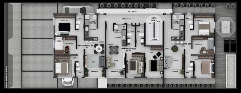 Imagem Apartamento com 3 Quartos à Venda, 67 m² em Jardim São Paulo - João Pessoa